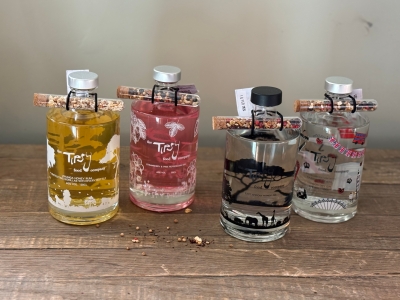 Tipsy Gin & Honey Rum crafted by Michelin start chefs